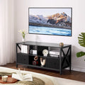 Meuble TV pour téléviseur de 50 pouces, meuble de divertissement avec rangement - 42 pouces