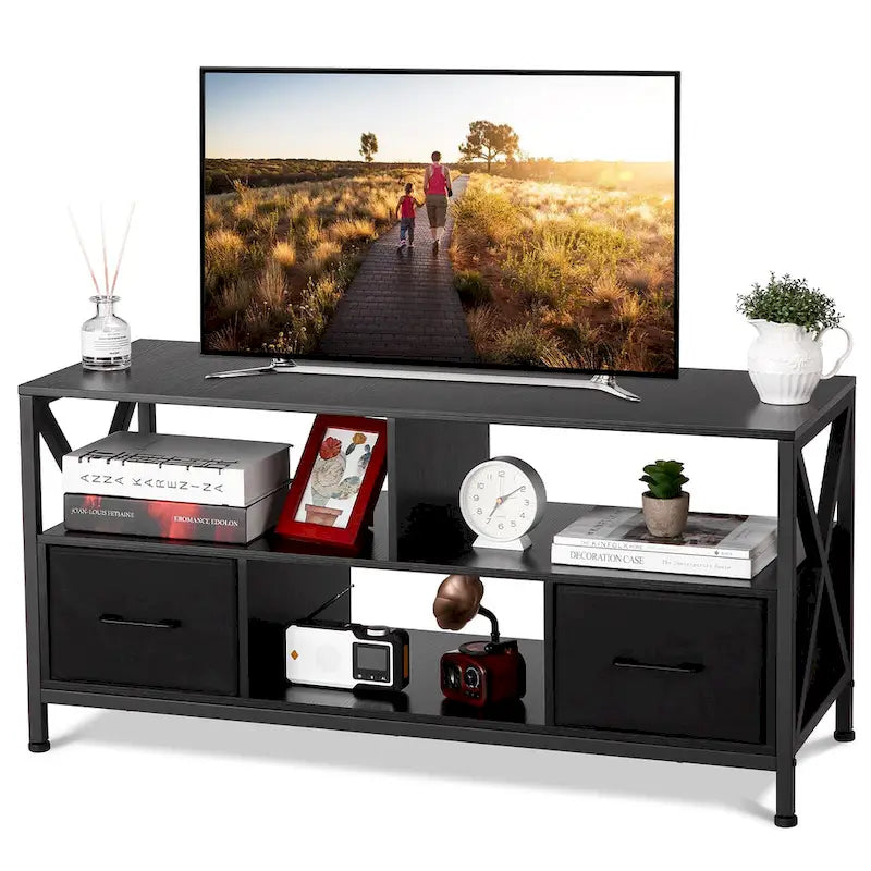 Meuble TV pour téléviseur de 50 pouces, meuble de divertissement avec rangement - 42 pouces