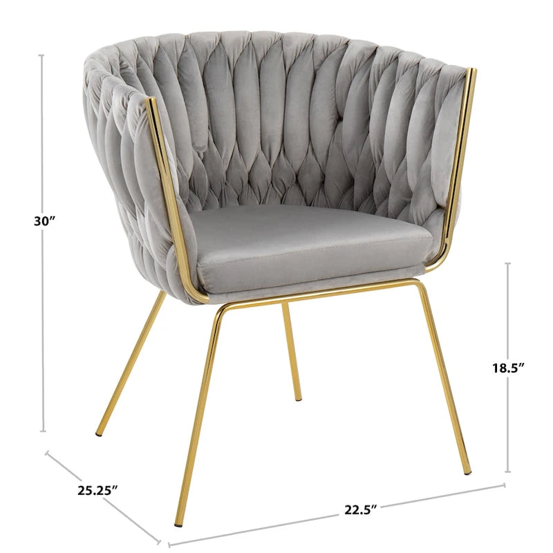 Chaise tressée Erika