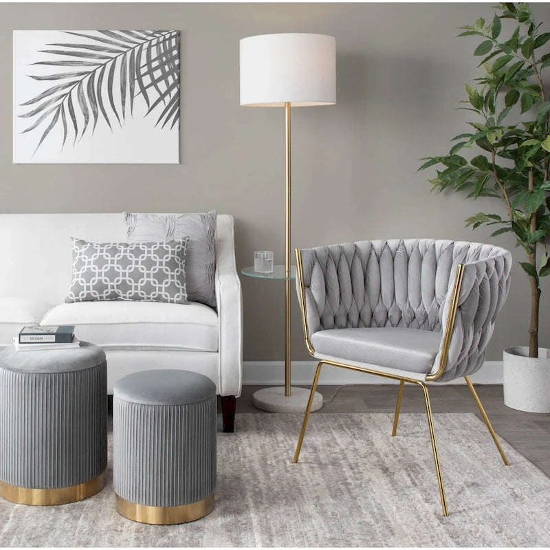 Chaise tressée Erika