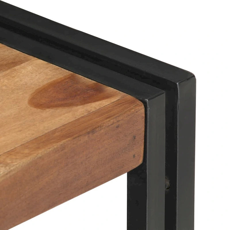 Meuble TV 47,2x11,8x15,7 Bois Massif avec Finition