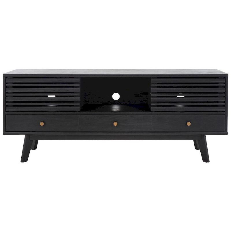 Meuble TV/média 3 tiroirs (téléviseur à écran plat de 65 po) - 58,7 po x 15,2 po x 23,9 po - 59Wx15Px24H