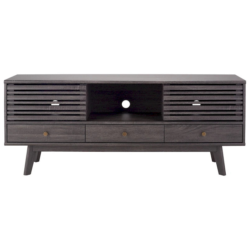 Meuble TV/média 3 tiroirs (téléviseur à écran plat de 65 po) - 58,7 po x 15,2 po x 23,9 po - 59Wx15Px24H