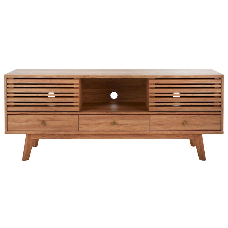 Meuble TV/média 3 tiroirs (téléviseur à écran plat de 65 po) - 58,7 po x 15,2 po x 23,9 po - 59Wx15Px24H