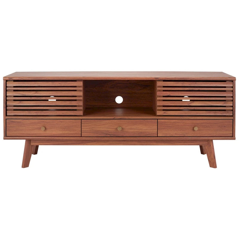 Meuble TV/média 3 tiroirs (téléviseur à écran plat de 65 po) - 58,7 po x 15,2 po x 23,9 po - 59Wx15Px24H