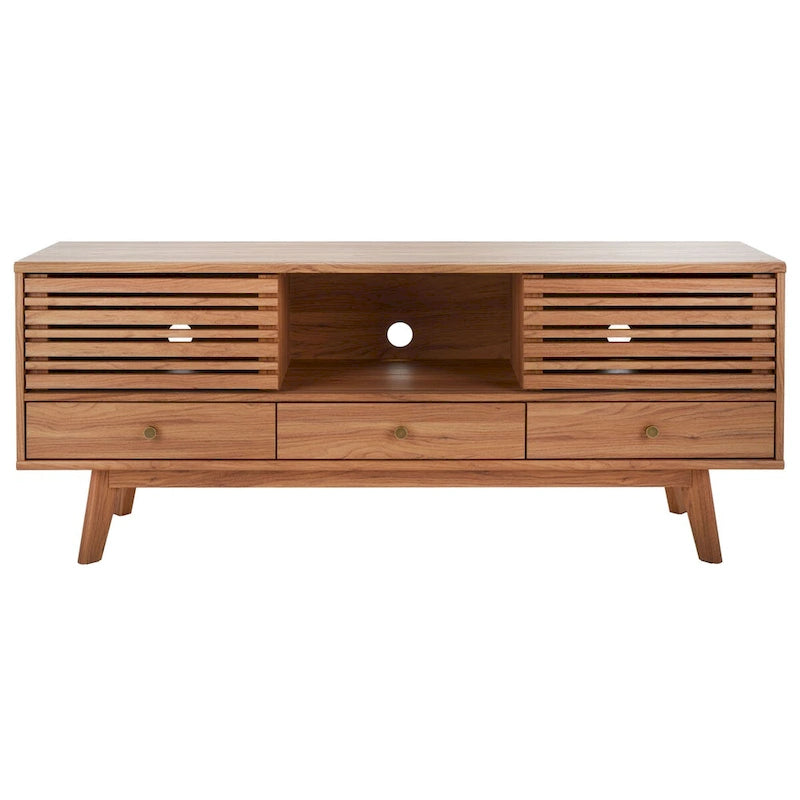 Meuble TV/média 3 tiroirs (téléviseur à écran plat de 65 po) - 58,7 po x 15,2 po x 23,9 po - 59Wx15Px24H