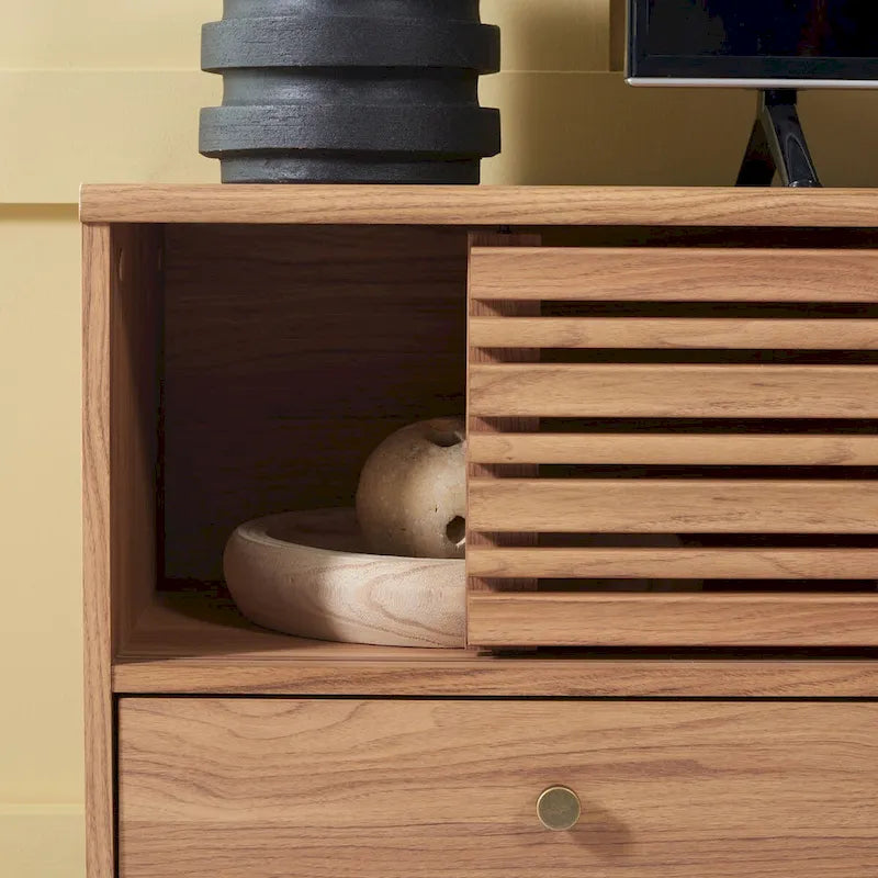 Meuble TV/média 3 tiroirs (téléviseur à écran plat de 65 po) - 58,7 po x 15,2 po x 23,9 po - 59Wx15Px24H