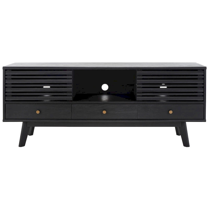 Meuble TV/média 3 tiroirs (téléviseur à écran plat de 65 po) - 58,7 po x 15,2 po x 23,9 po - 59Wx15Px24H