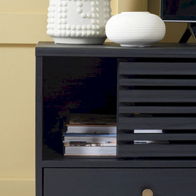 Meuble TV/média 3 tiroirs (téléviseur à écran plat de 65 po) - 58,7 po x 15,2 po x 23,9 po - 59Wx15Px24H