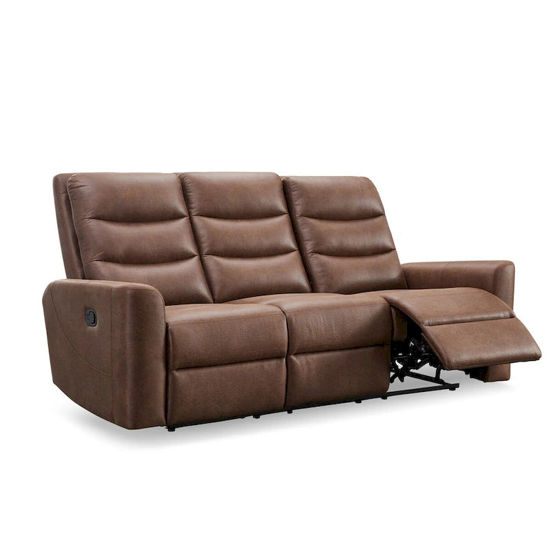 Canapé inclinable manuel en tissu Abbyson Ford