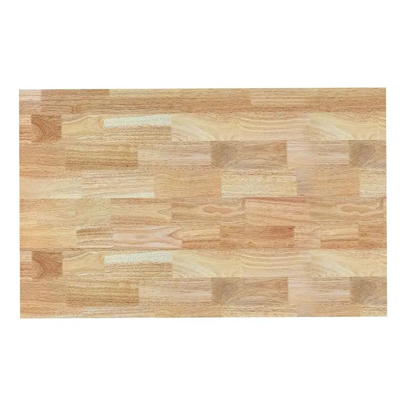 Îlot de cuisine moderne en bois d'hévéa de 32,87 po de large avec étagères réglables et porte-serviettes