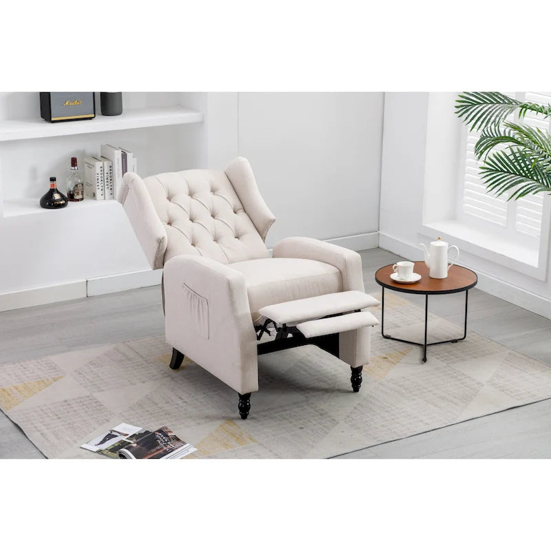 Chaise de salon / Fauteuil inclinable rembourré et confortable pour le salon