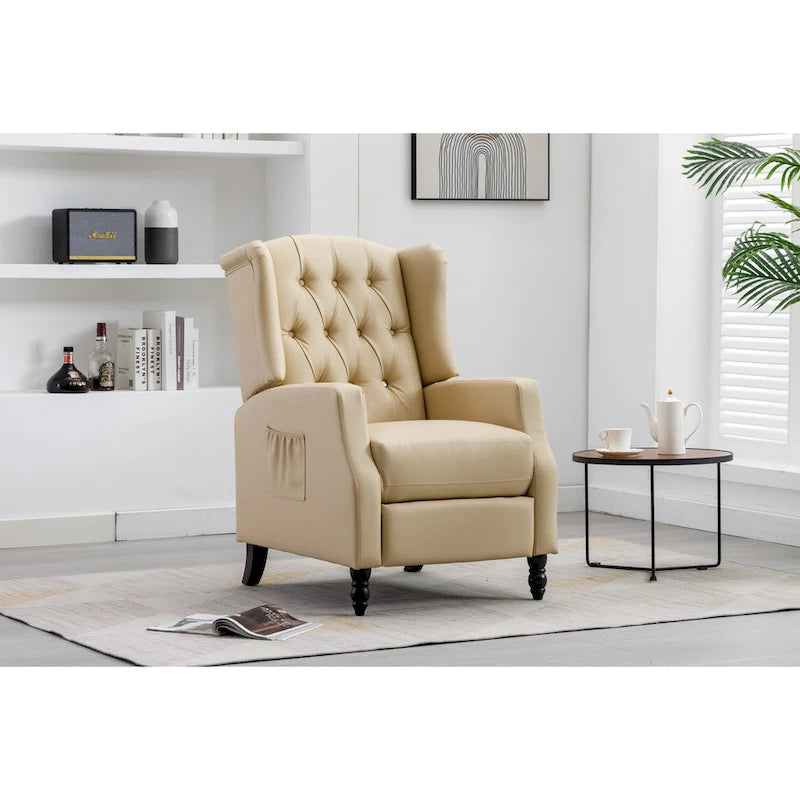 Chaise de salon / Fauteuil inclinable rembourré et confortable pour le salon