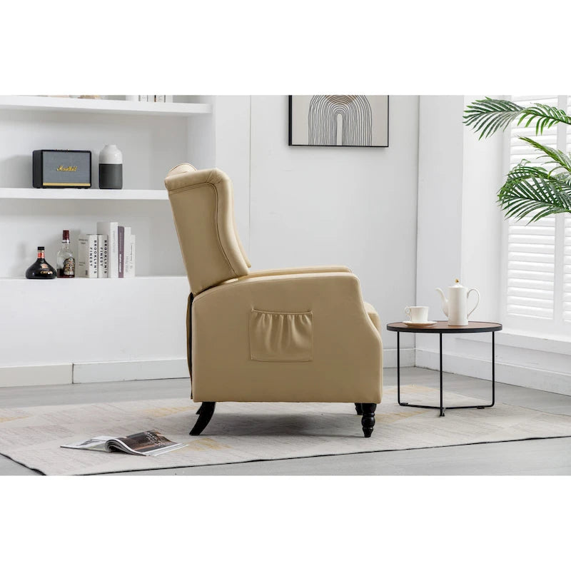 Chaise de salon / Fauteuil inclinable rembourré et confortable pour le salon