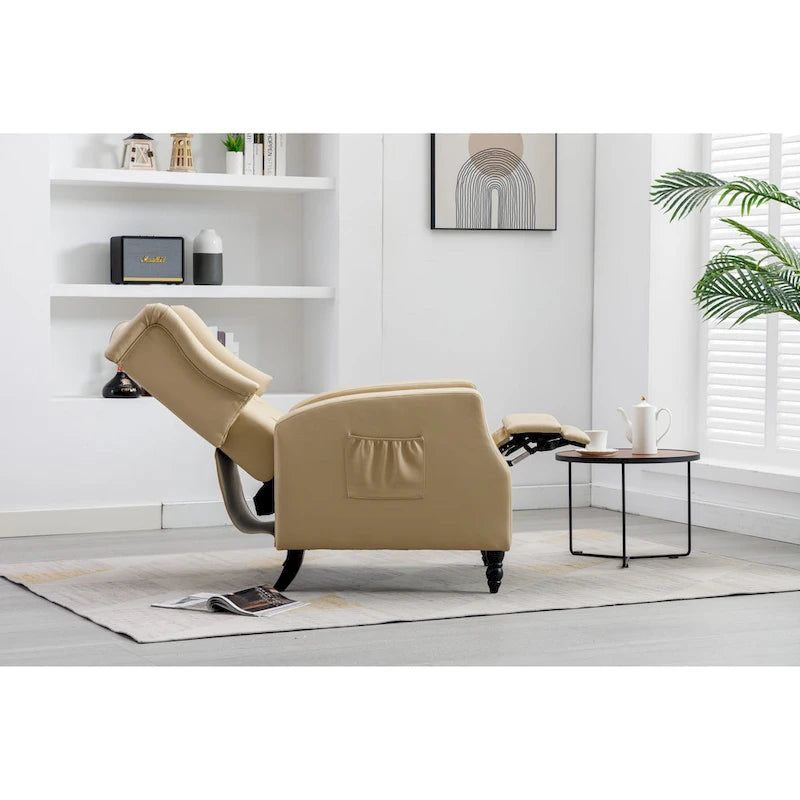 Chaise de salon / Fauteuil inclinable rembourré et confortable pour le salon