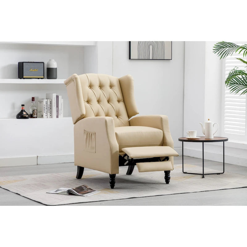 Chaise de salon / Fauteuil inclinable rembourré et confortable pour le salon