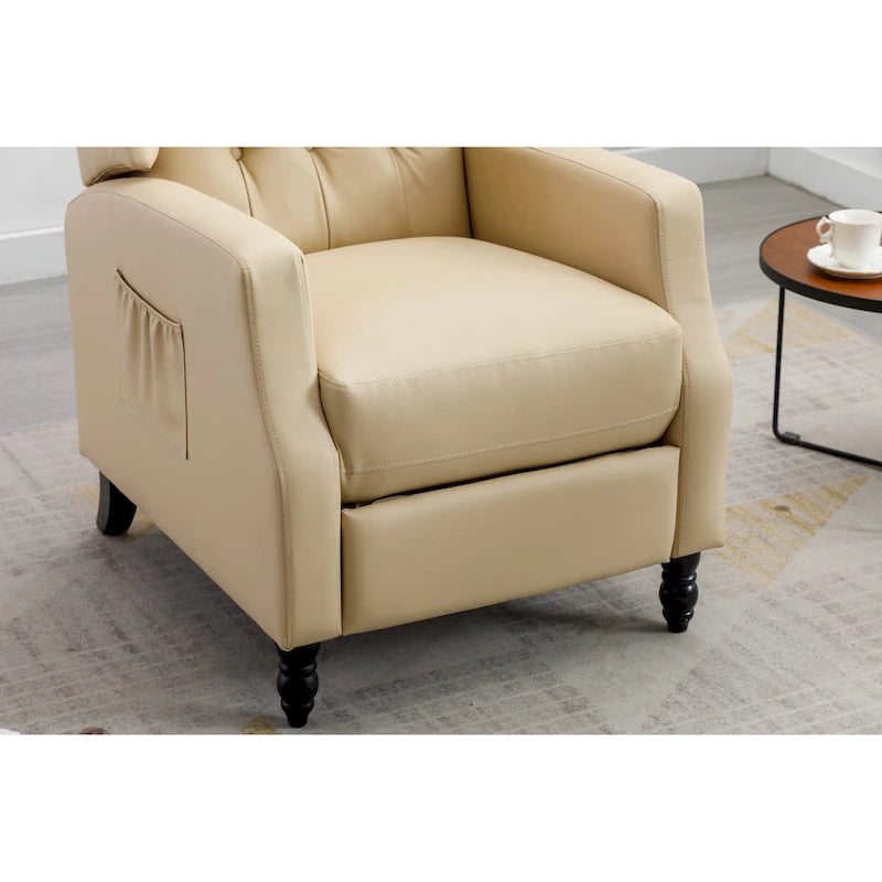 Chaise de salon / Fauteuil inclinable rembourré et confortable pour le salon