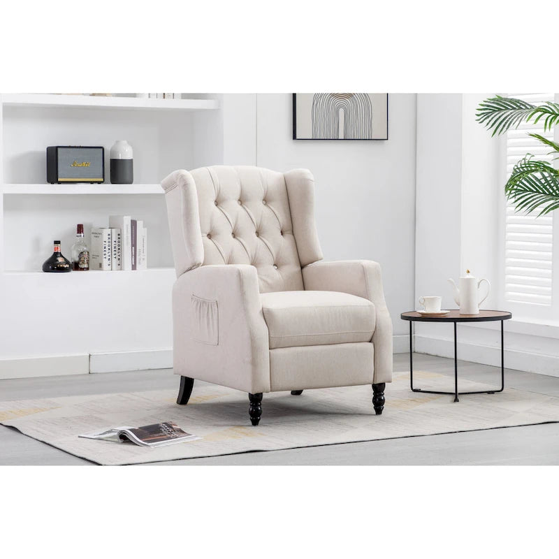Chaise de salon / Fauteuil inclinable rembourré et confortable pour le salon