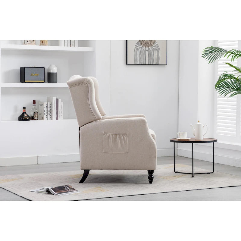 Chaise de salon / Fauteuil inclinable rembourré et confortable pour le salon