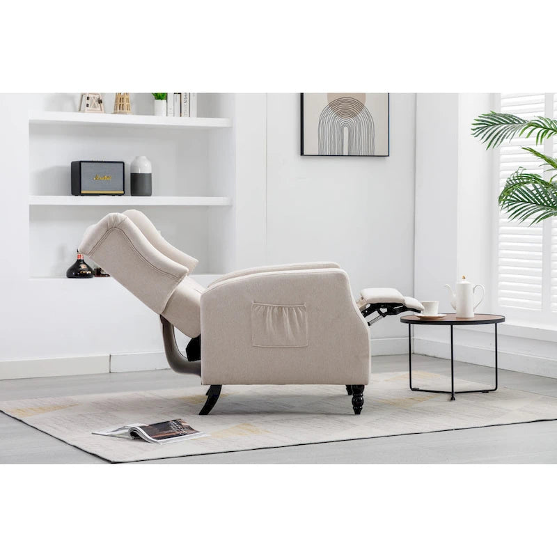 Chaise de salon / Fauteuil inclinable rembourré et confortable pour le salon