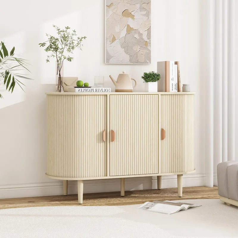 Meuble de rangement d'appoint avec 3 portes