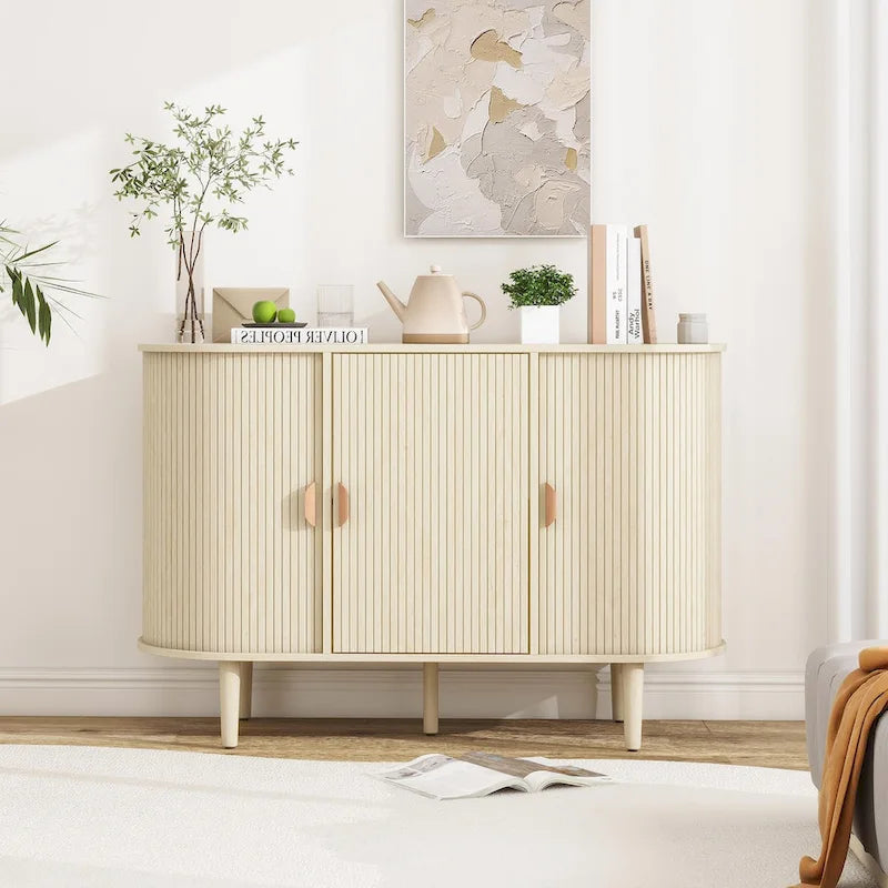 Meuble de rangement d'appoint avec 3 portes