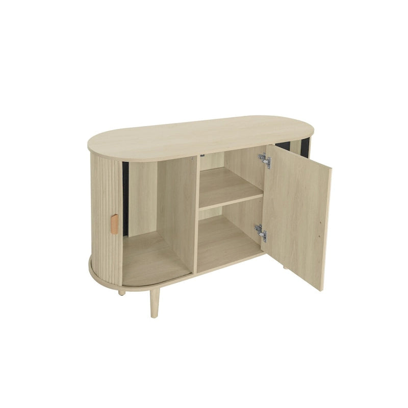 Meuble de rangement d'appoint avec 3 portes