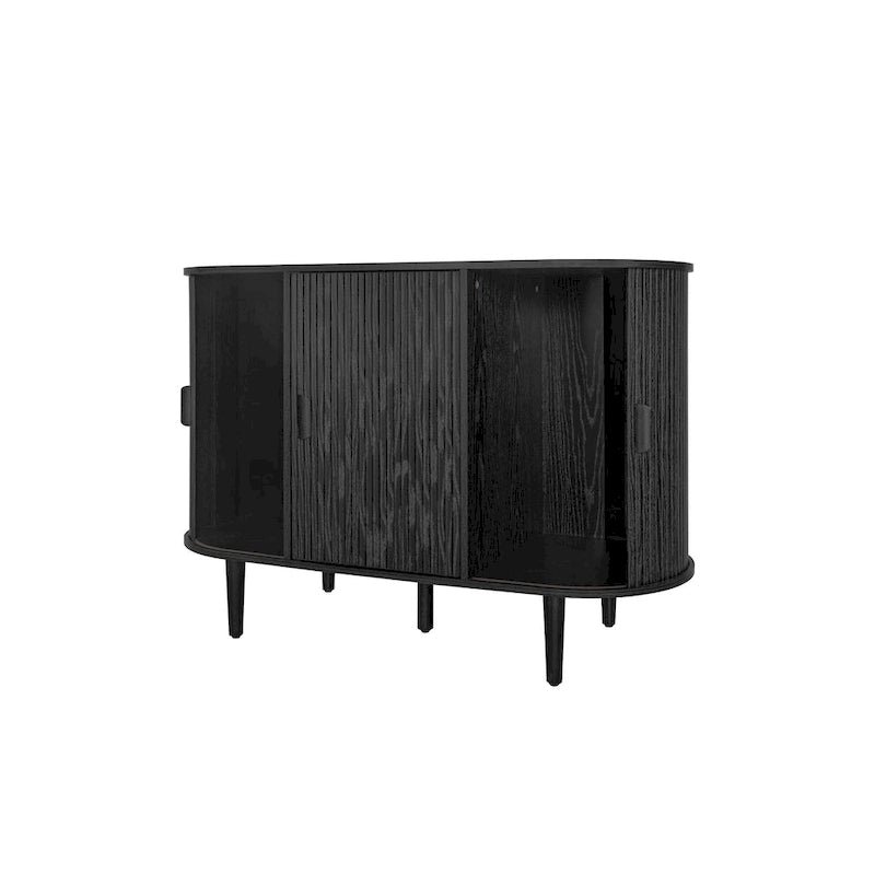 Meuble de rangement d'appoint avec 3 portes