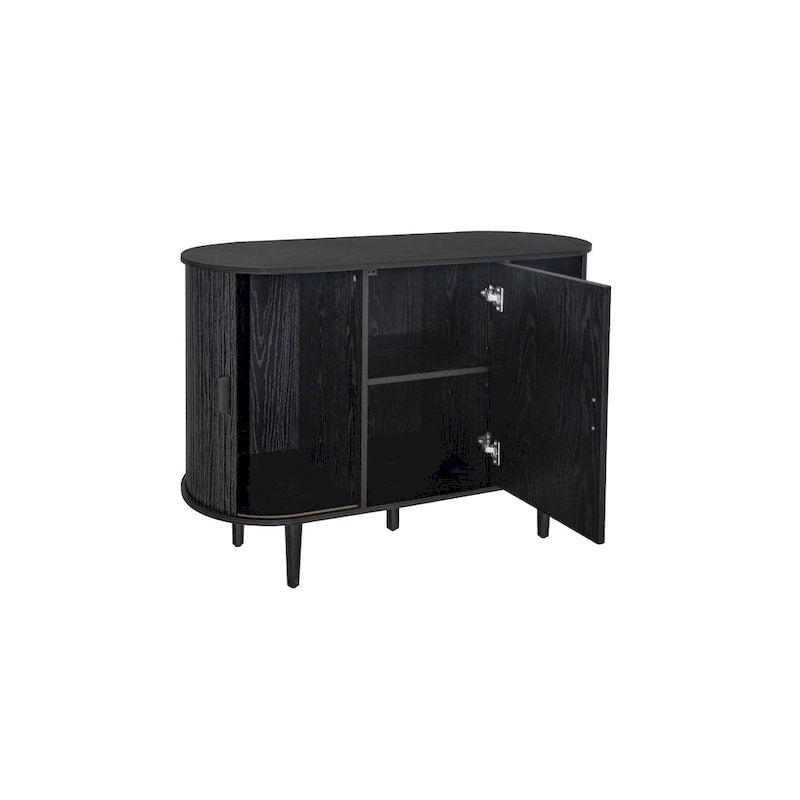 Meuble de rangement d'appoint avec 3 portes