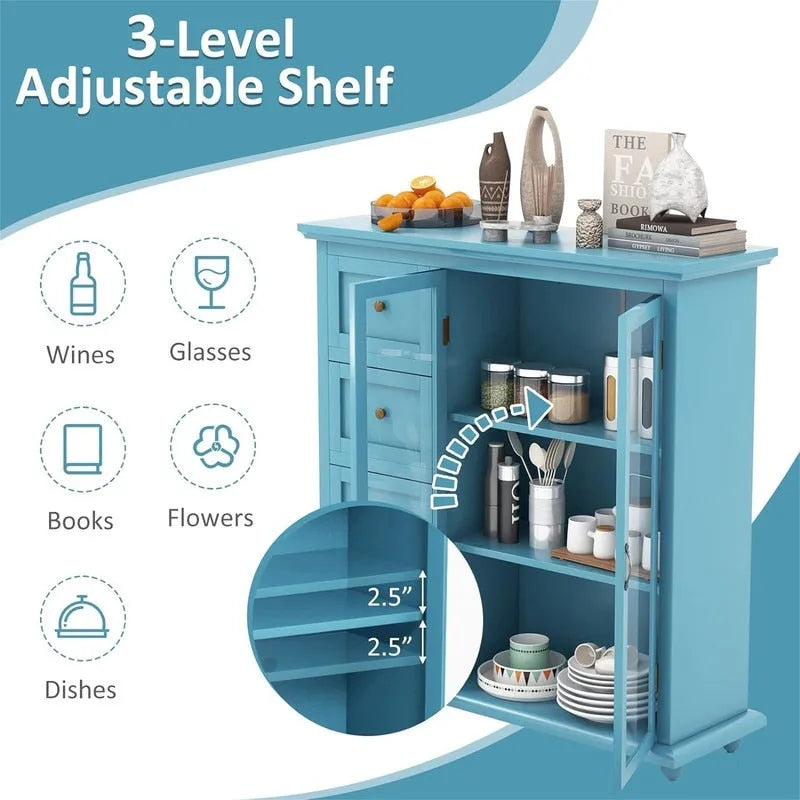 Buffet de rangement – 12P x 36L x 37H